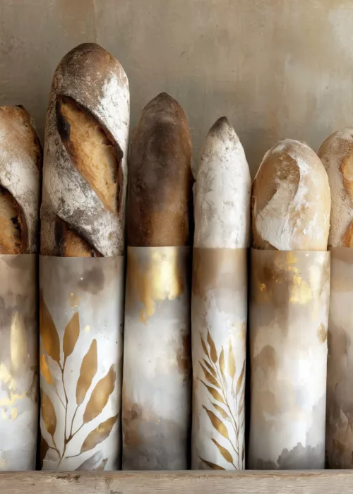 Jaszke, Justyna: Barras de Pan Baguettes 6 – arte alimentario