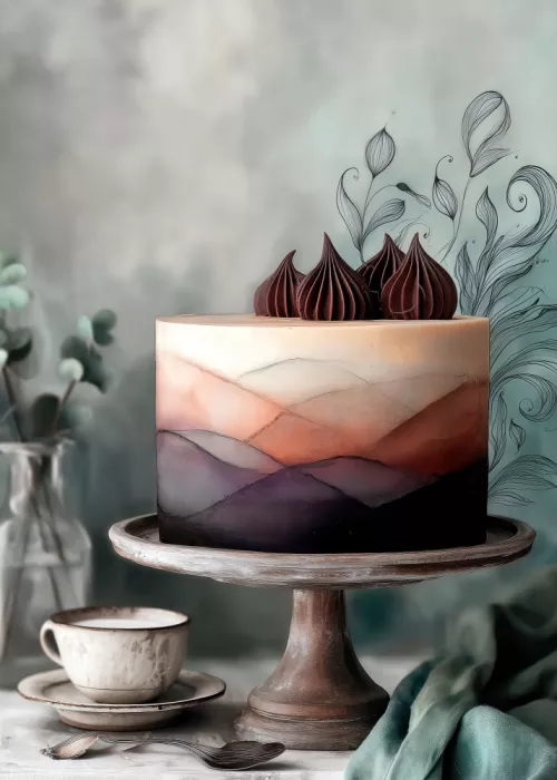 Jaszke, Justyna: Chocolate Cake 10  food art