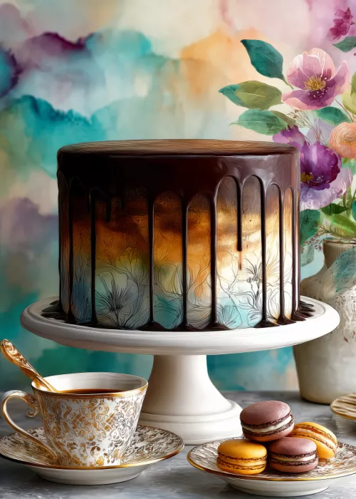 Jaszke, Justyna: Chocolate Cake 12  food art