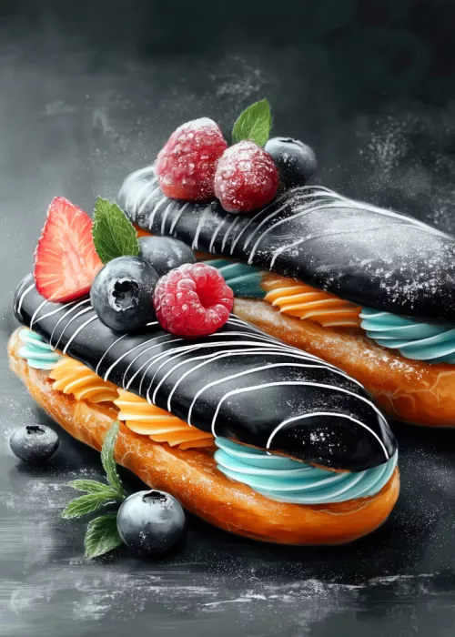 Jaszke, Justyna: Eclair 4  food art