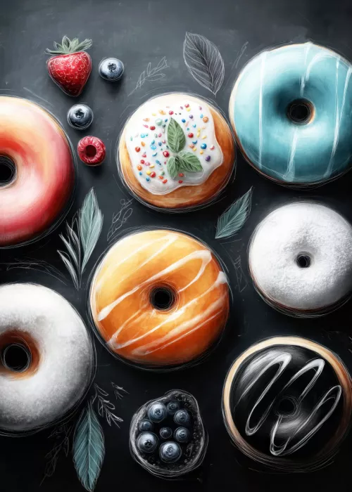 Jaszke, Justyna: Donuts 2 food art