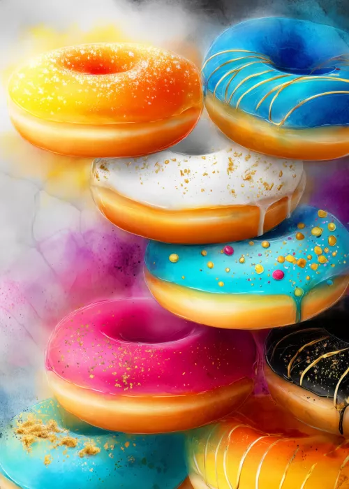 Jaszke, Justyna: Donuts 6 food art