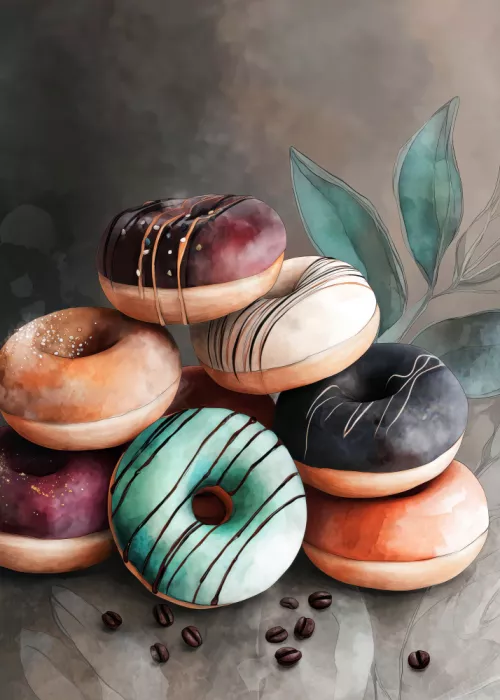 Jaszke, Justyna: Donuts 13 arte culinario