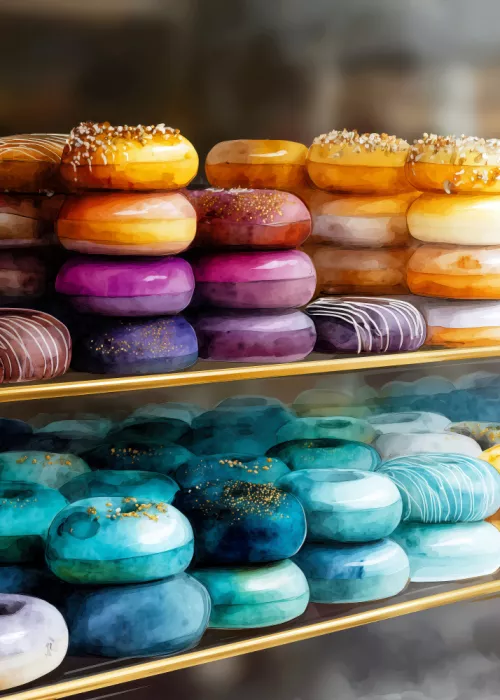 Jaszke, Justyna: Donuts 19 food art