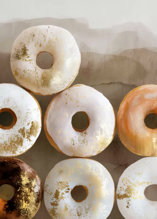 Jaszke, Justyna: Donuts 21 food art