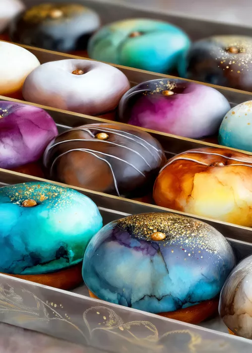 Jaszke, Justyna: Donuts 23 food art