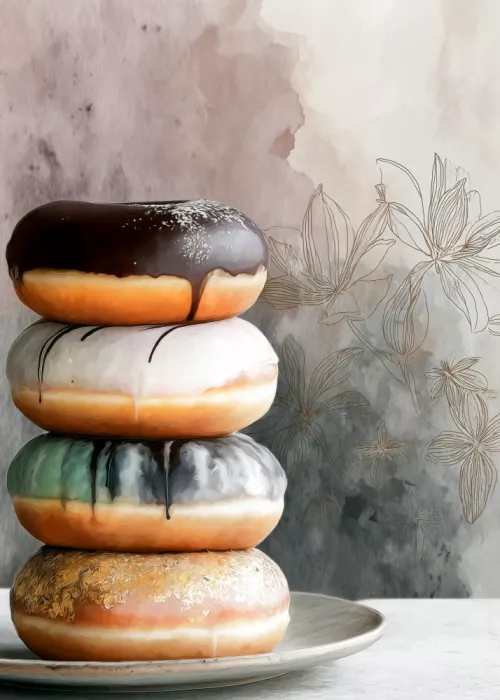 Jaszke, Justyna: Donuts 27 food art