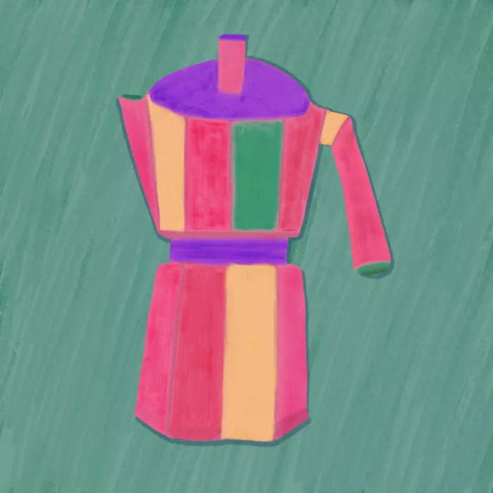 Putrus, Aliya: COLORFUL COFFEE POT
