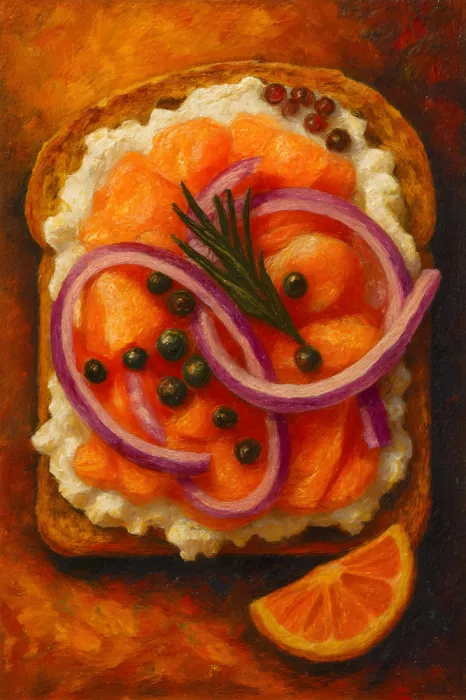 HUGO: Uzený losos na toastu
