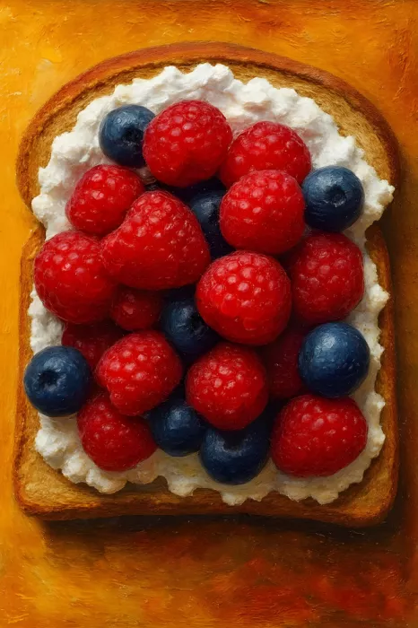 HUGO: Cheese and Berry Toast