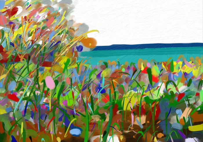 Art, Bellassai Cesare: Mare Mediterraneo