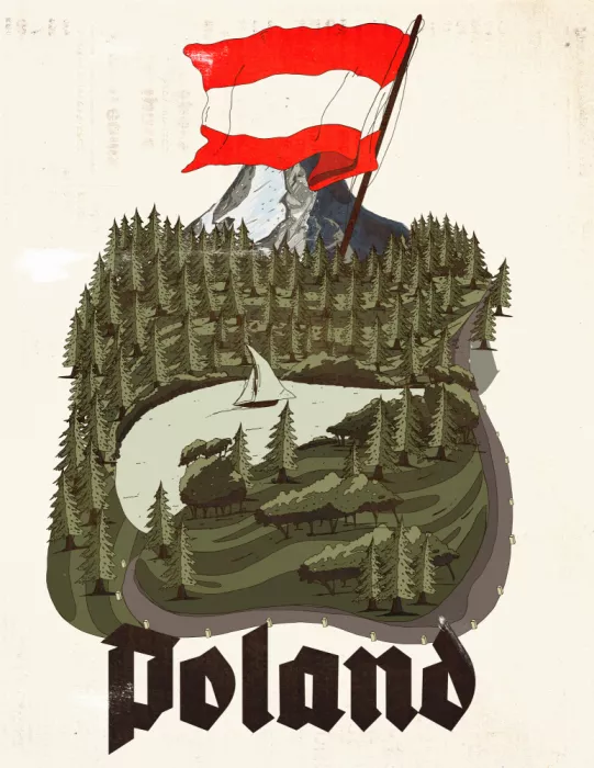 Nicholas: Polonia Postal de viaje soviética vintage