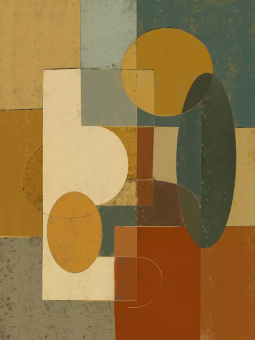 Dean, Little: Geometrisches abstraktes Puzzle