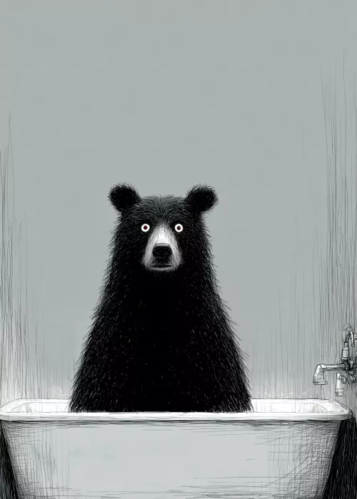 Jaszke, Justyna: Bear In Bathtube 6