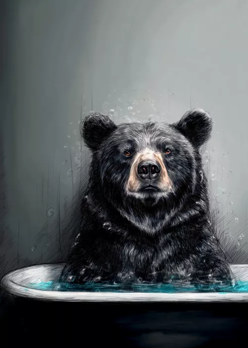 Jaszke, Justyna: Bear In Bathtube 7