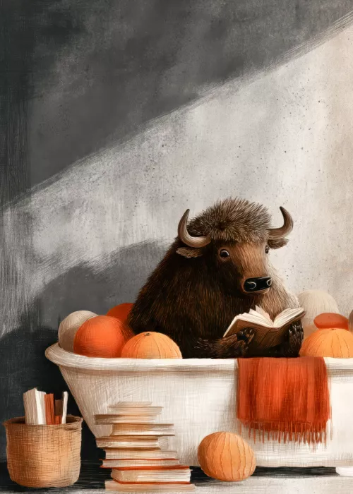 Jaszke, Justyna: Bison In Bathtube 1