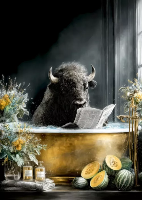 Jaszke, Justyna: Bison In Bathtube 3