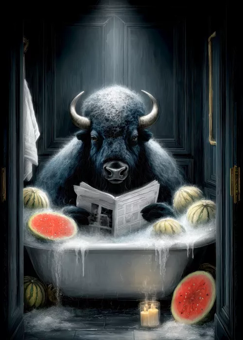 Jaszke, Justyna: Bison In Bathtube 6