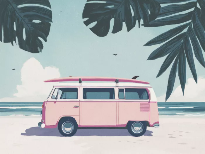 Magnusson, Andreas: Furgone da surf vintage
