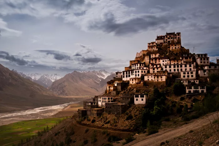 Chawla, Shobhit: An overcast day . Key Monastery Spiti