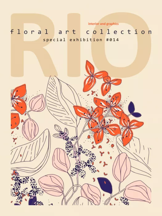 Annick: Floral art collection exhibition Rio