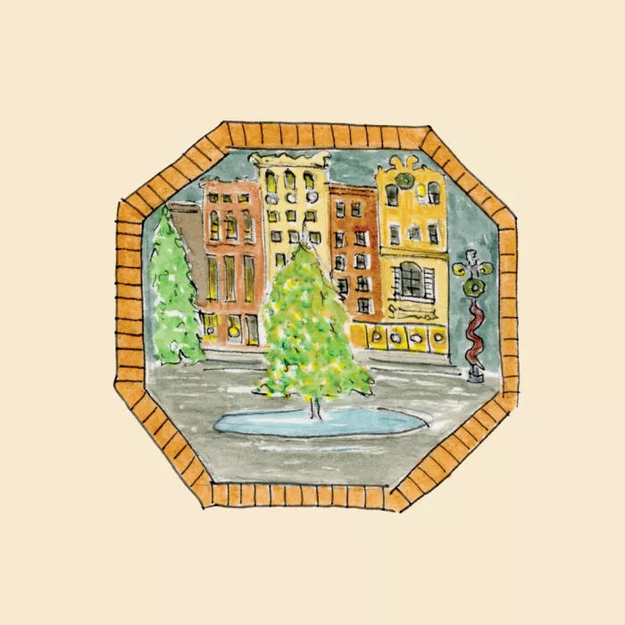 Studio, Megan Breanna: Downtown Ice Rink Ilustrated
