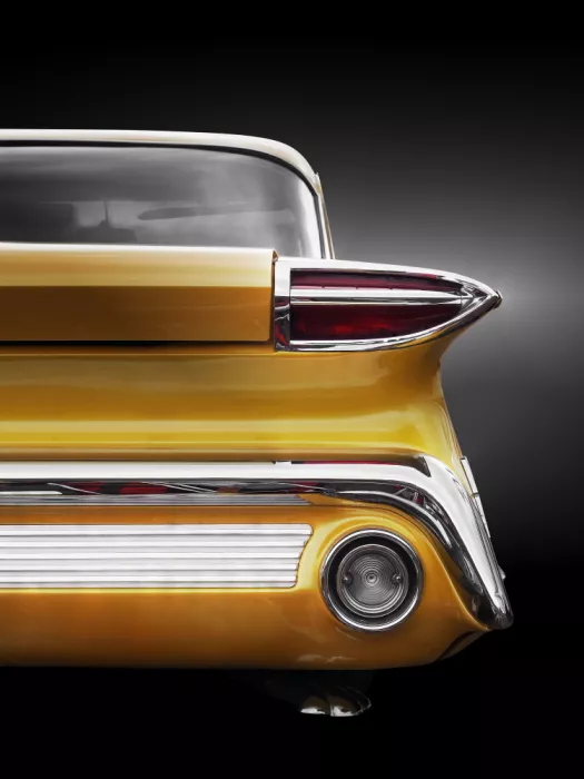 Gube, Beate: American classic car 1960 Super 88 Rear view