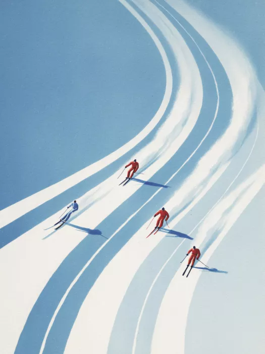 Magnusson, Andreas: Quatre Skieurs