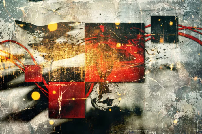 Kulik, Rafal: Abstrakte Grunge-Kunst Einzigartige Ästhetik 17