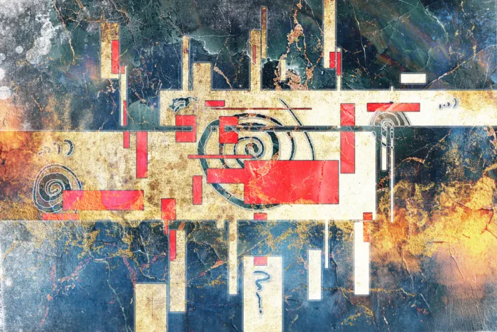 Kulik, Rafal: Abstrakte Grunge-Kunst Einzigartige Ästhetik 33