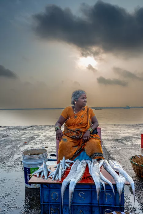 GV, BALASUBRAMANIAN: Kasimedu Fischereihafen