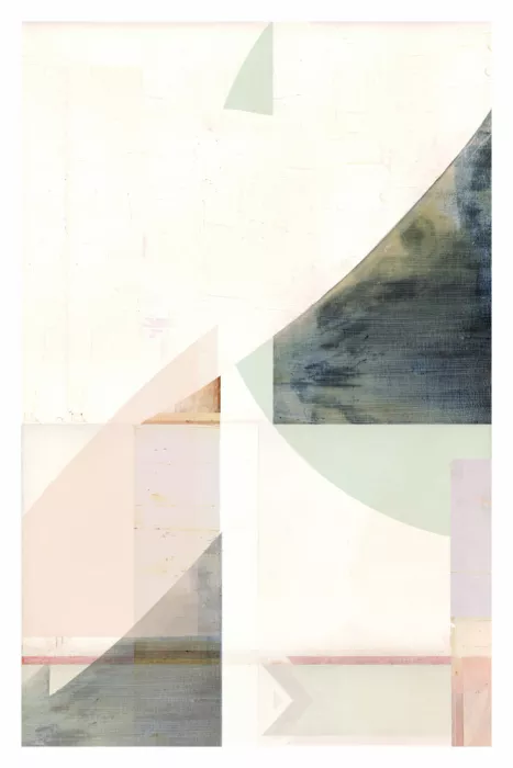 cartissi: Rosa Verde Blanco Abstracto 2