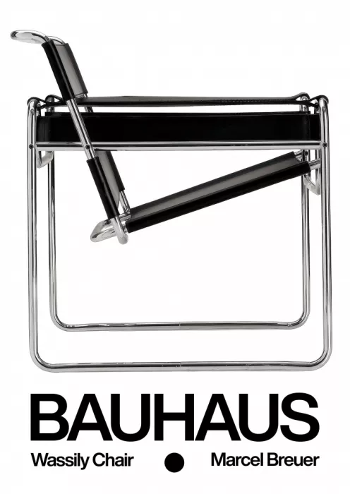 Vineïs, David: Póster Silla Wassily Bauhaus | Impresión Marcel Breuer