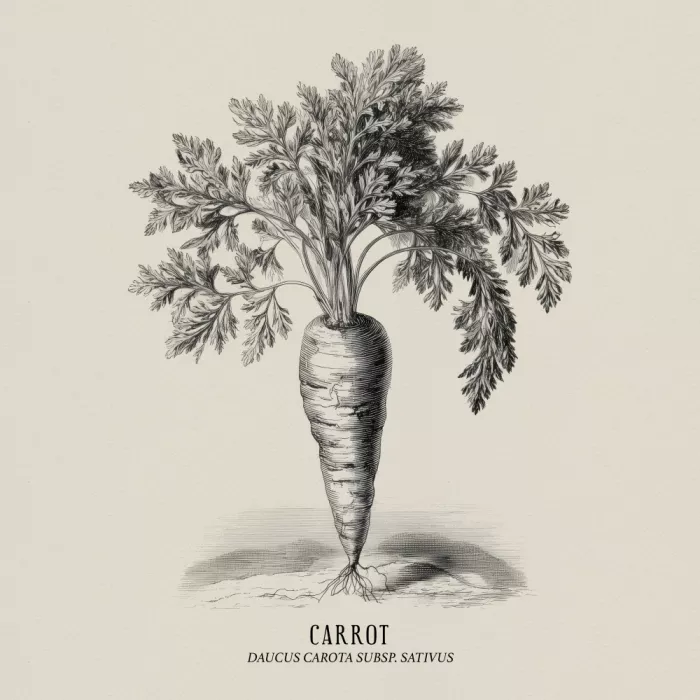 Magnusson, Andreas: Verduras Vintage - Zanahoria
