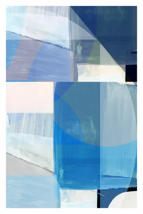 cartissi: Eisig blaue Töne Abstrakt 1