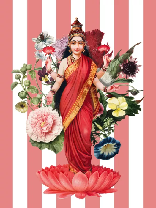 den, van Marja: Lakshmi - Eine Blütenhuldigung