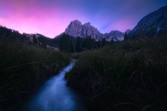Morávek, Martin: Torrente cristallino Dolomiti