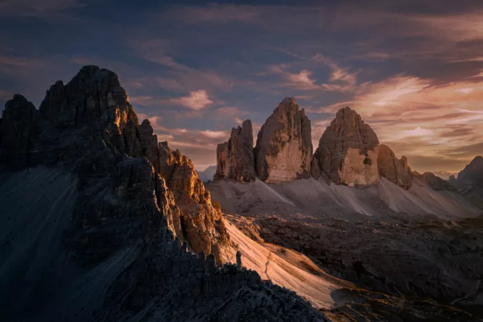 Li, Bing: Ráno v Dolomitech