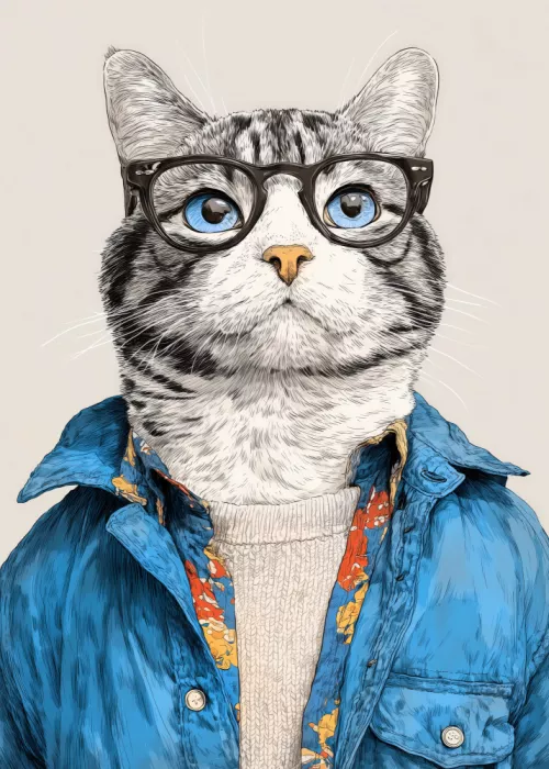 Jaszke, Justyna: Hipster Kitty (2)