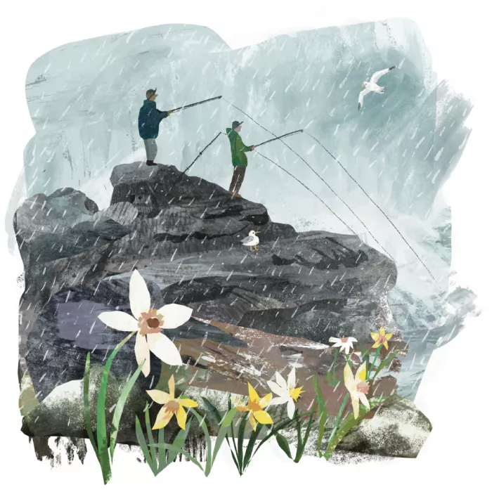 Hanley, Claire: Fishing in April