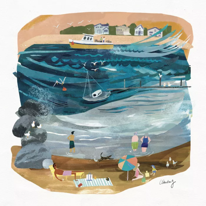 Hanley, Claire: Cala nascosta ad agosto