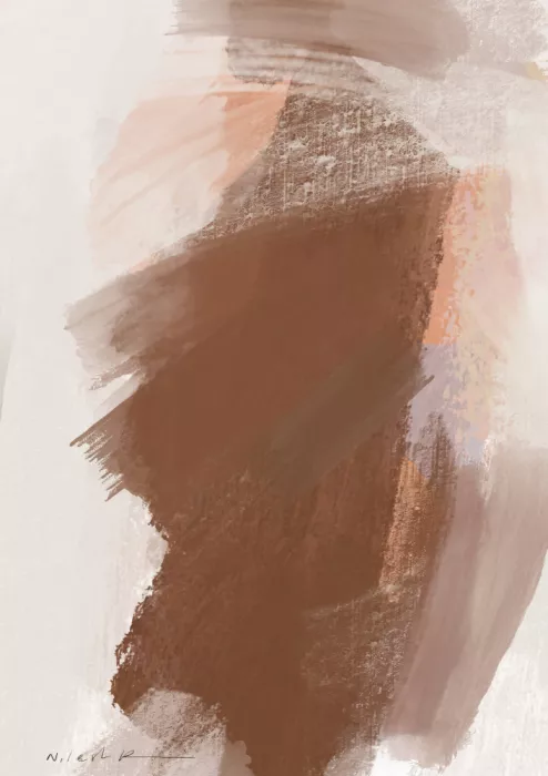 Kulkarni, Nilesh: Terre Brute - Earthy Abstract Painting