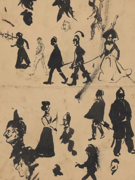 Gestel, Leo: Studieblad Met Mannen En Vrouwen