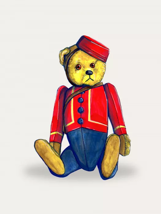 Cottagecore, Machan Renee: Teddy Bear Retro Toy By Renee Machan