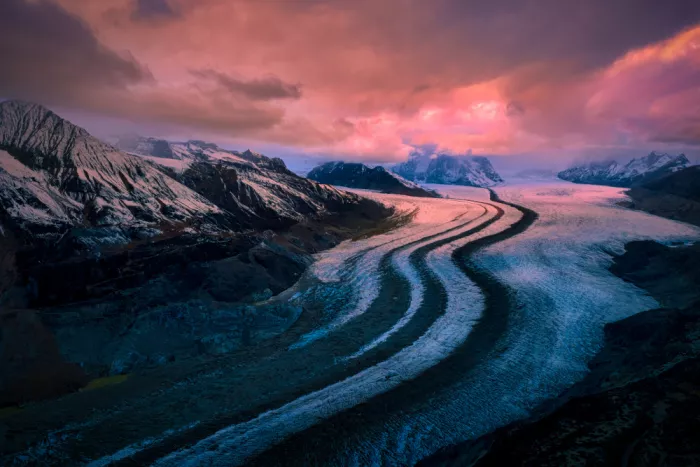 天馬, Feng Chao: Glacier Sunset