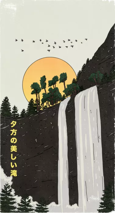 Nicholas: Una bella cascata al tramonto