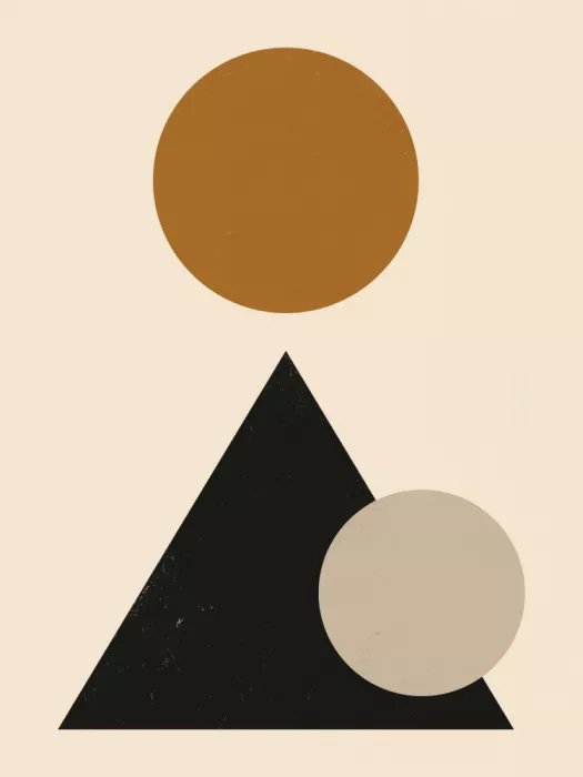 Dean, Little: Minimalistische geometrische Komposition 03