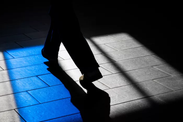 Reichelt, Dieter: walking into the blue