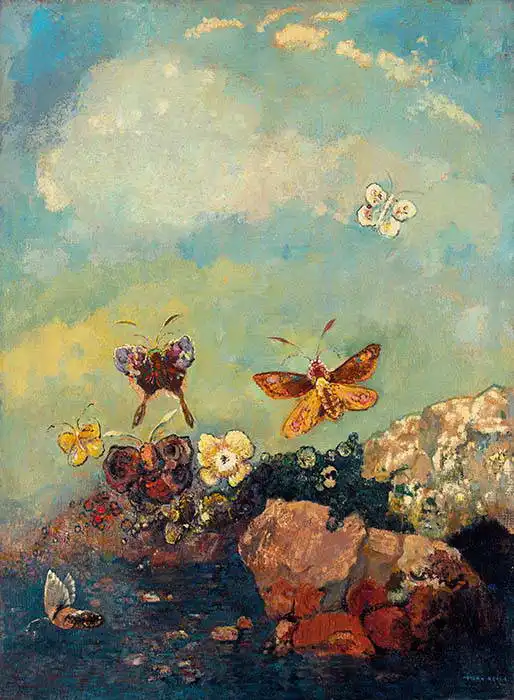 Redon, Odilon: Motýli