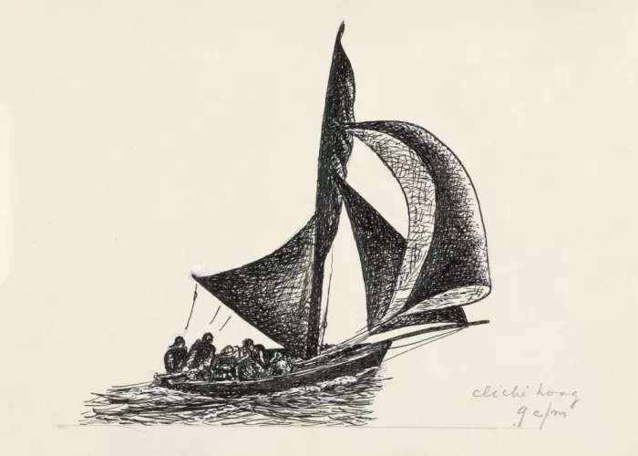 Gestel, Leo: Nave a vela (1934–1936)